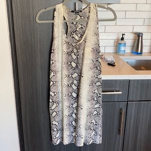 Acrobat Snakeskin Dress